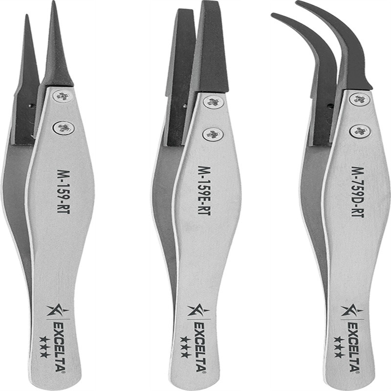 Curved 331C 0.25 Wide 3 Length Mini Fine Tip Three Star 0.25 Height SS Excelta .01 .25mm Probe 