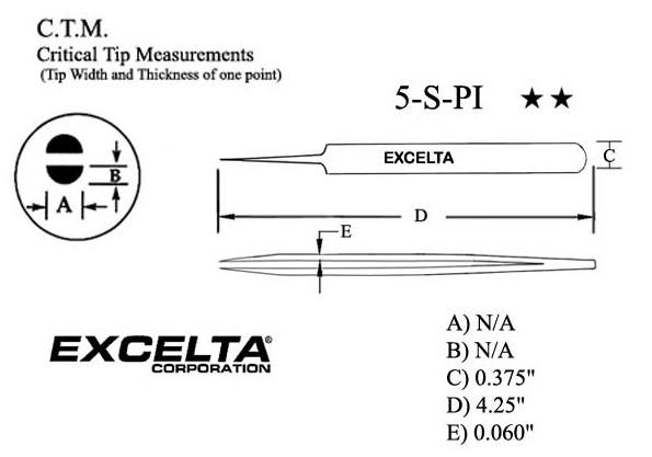 Precision Hand Tools Tweezers, Pliers and Cutters - - Style 5
