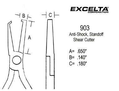 907-1 Standoff Shear Large Frame Excelta Five Star Carbon Steel 6 Length Cutters 0.43 Wide 0.26 Height 907-1 Standoff Shear Large Frame Excelta Five Star Carbon Steel 6 Length Cutters 0.43 Wide 0.26 Height